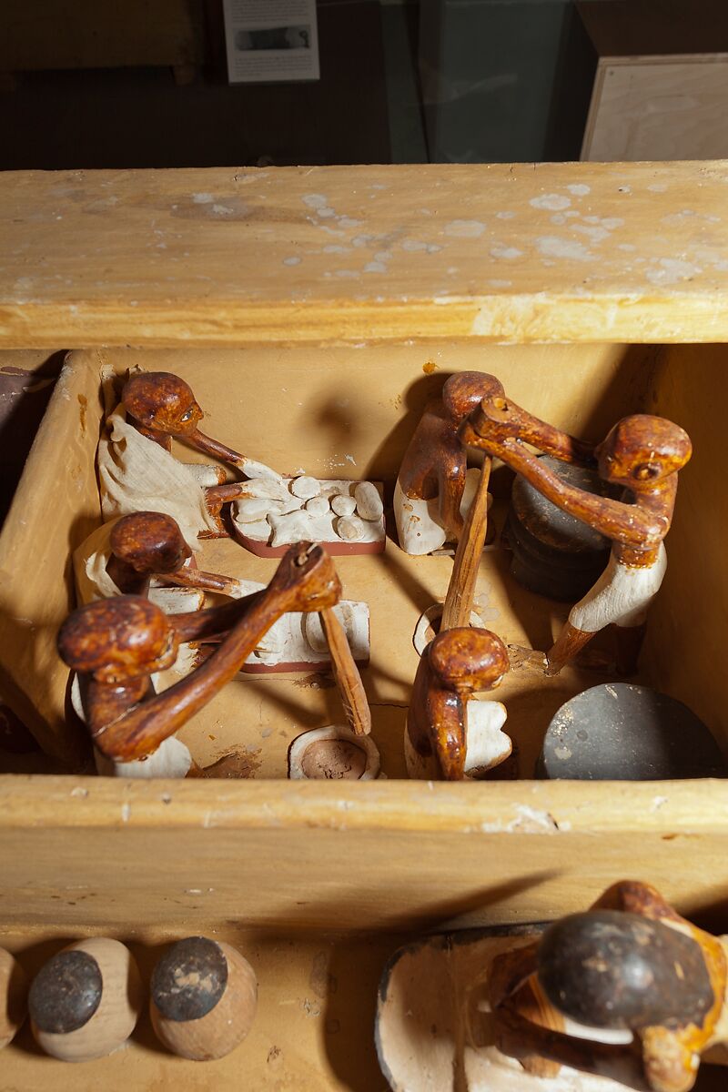 Model Bakery and Brewery from the Tomb of Meketre, Wood, gesso, paint, linen