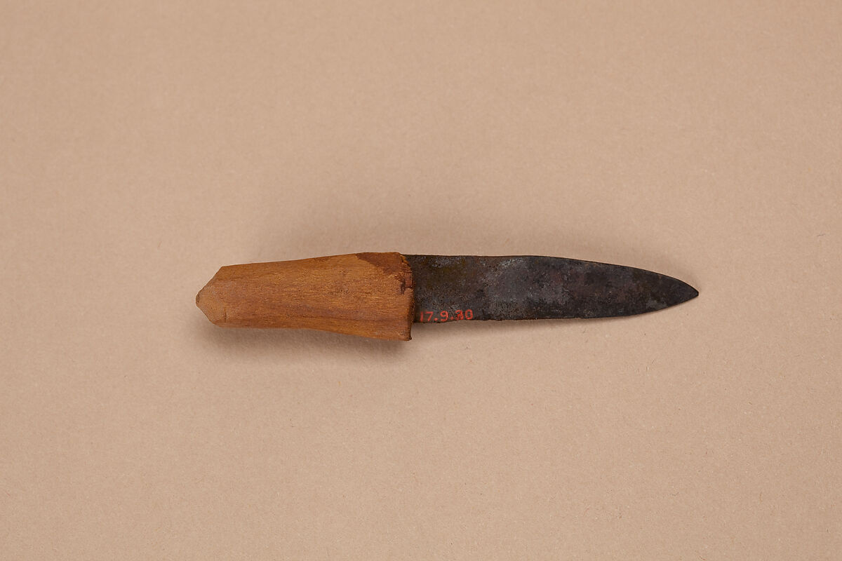 Model chisel, Copper, wood 