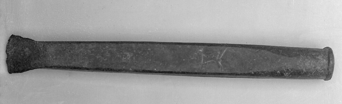 Stone Mason's Chisel, Hammered bronze or copper alloy