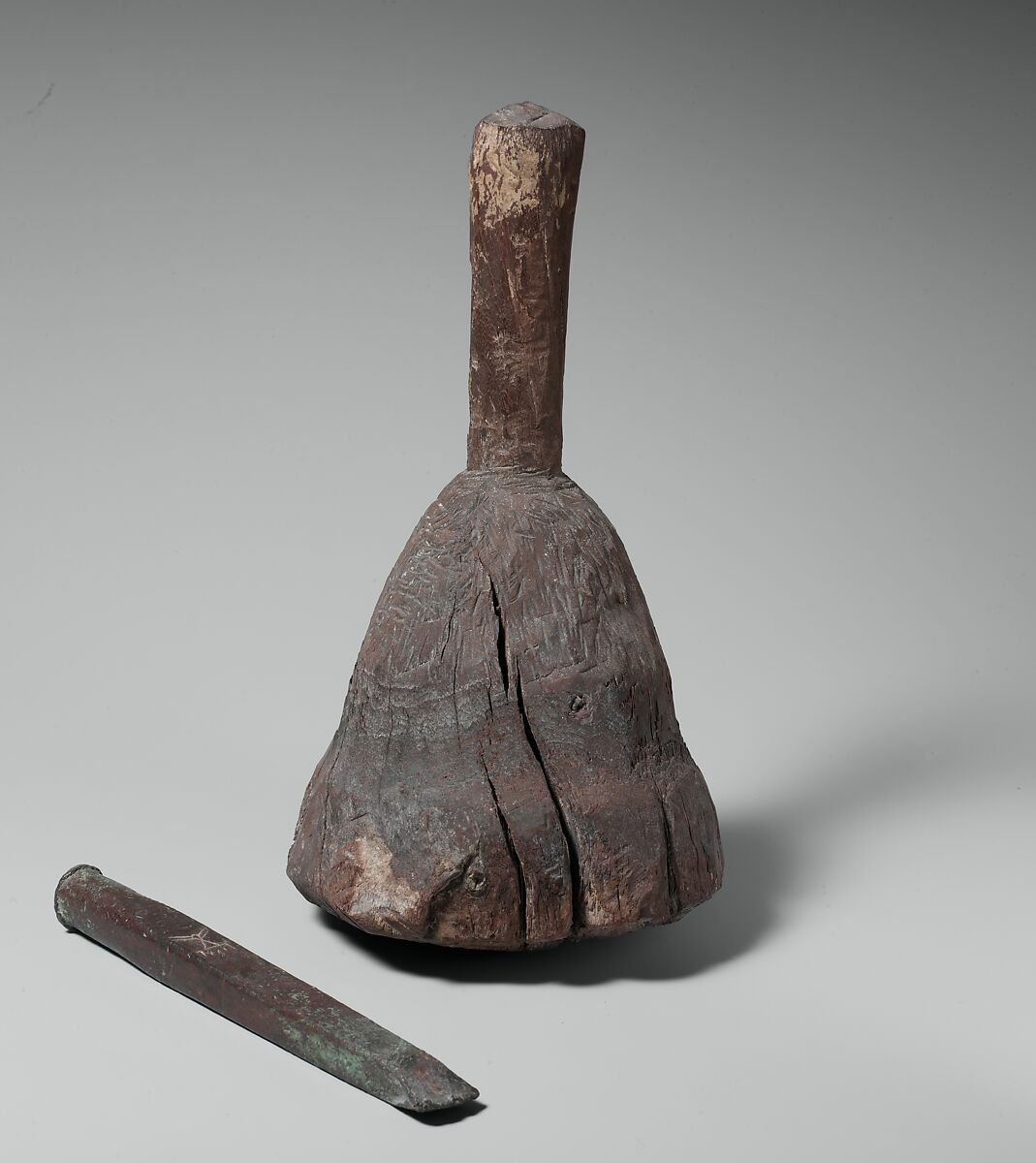 Stone Mason's Chisel, Hammered bronze or copper alloy 