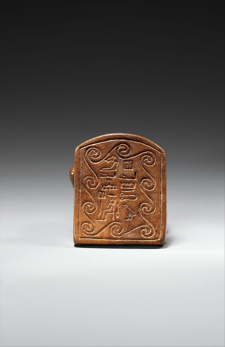 Stamp Seal in the Shape of a Boy, Boxwood