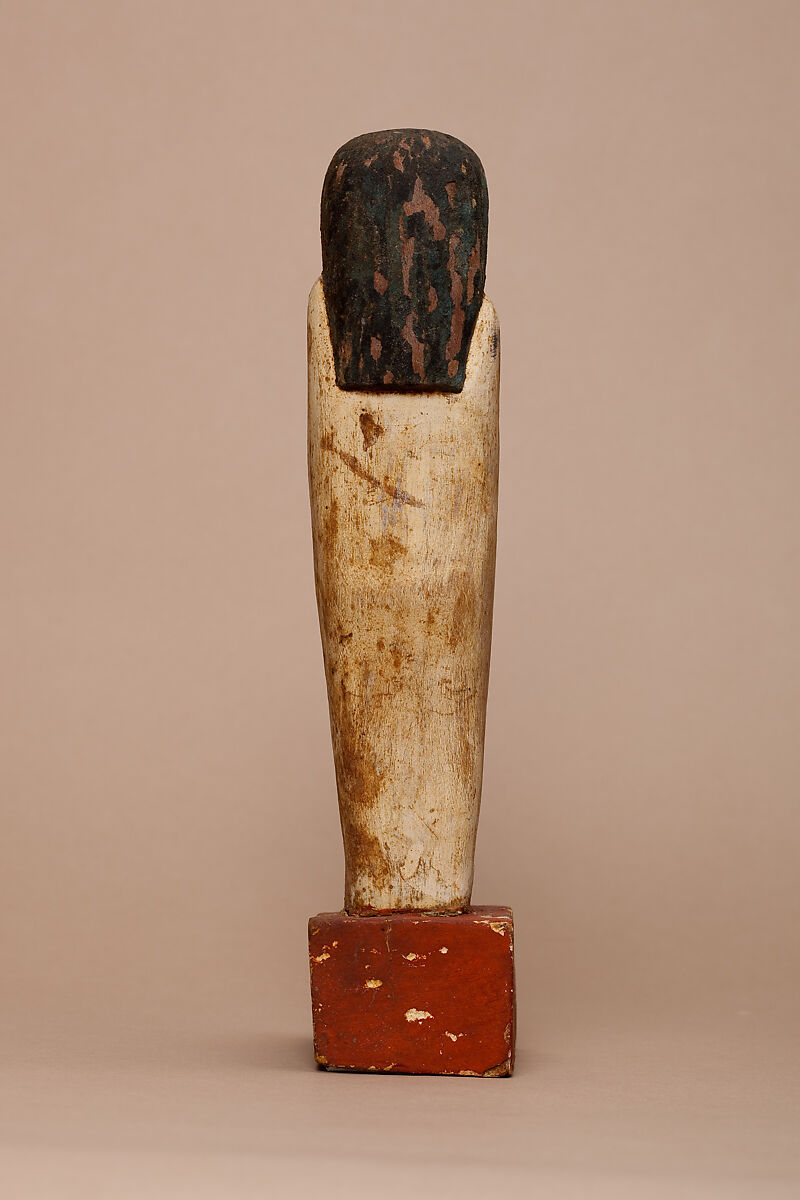 Shabti, Wood, paint