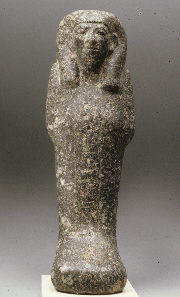 Shabti of Ankhu, Granodiorite (?)