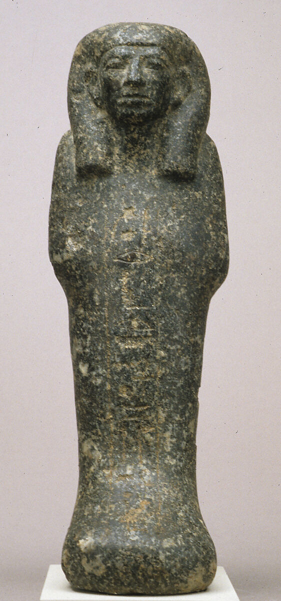 Shabti of Ankhu, Granodiorite (?)
