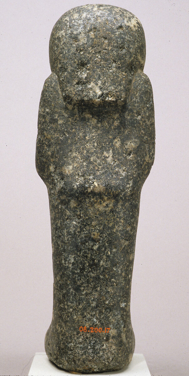 Shabti of Ankhu, Granodiorite (?)