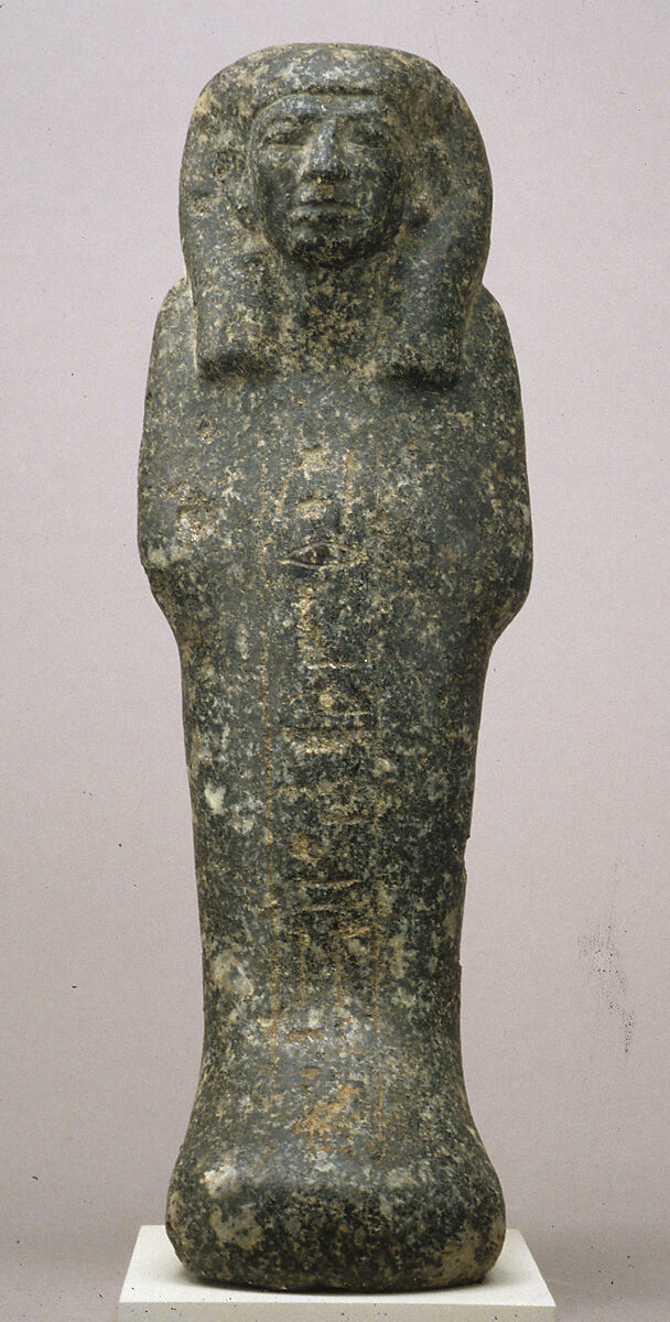 Shabti of Ankhu, Granodiorite (?)