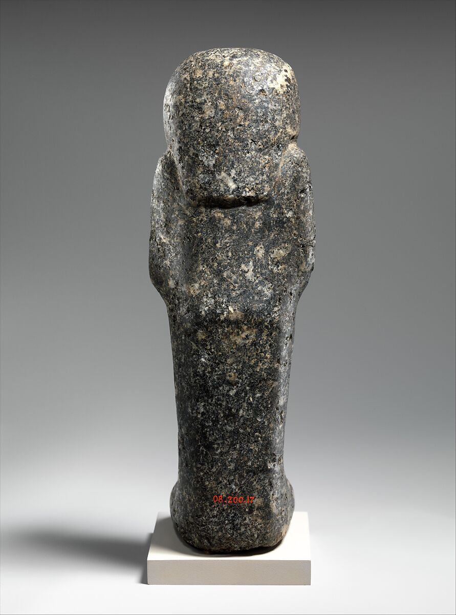 Shabti of Ankhu, Granodiorite (?)