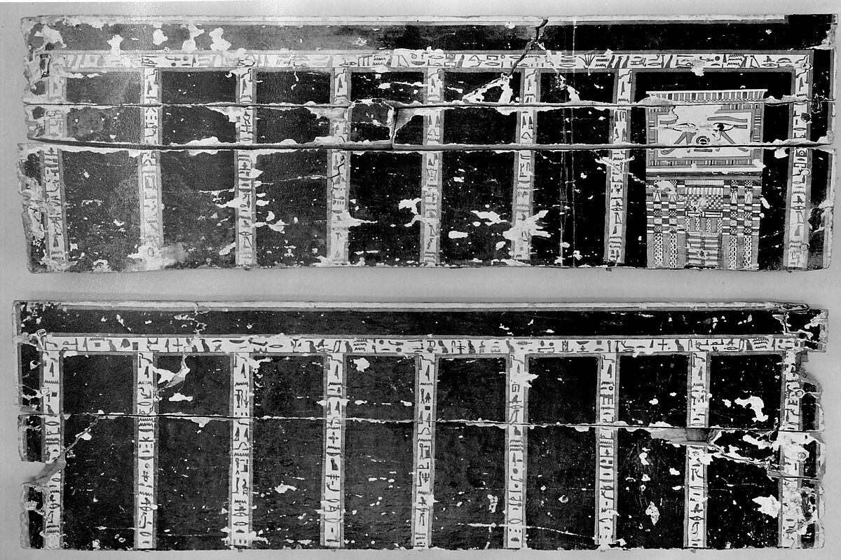 Coffin of Ikhet, Sycomore wood