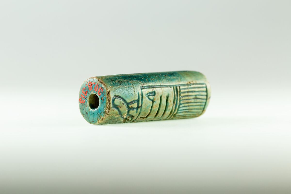 Cylinder Seal of King Sekhemre Sewadjtawy Sebekhotep, Glazed steatite