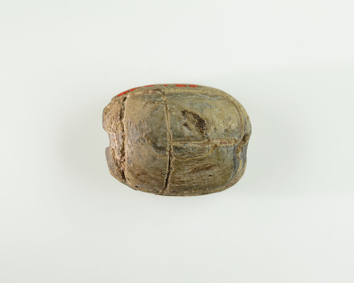 Scarab Inscribed for Sebekhotep VI (?), Steatite
