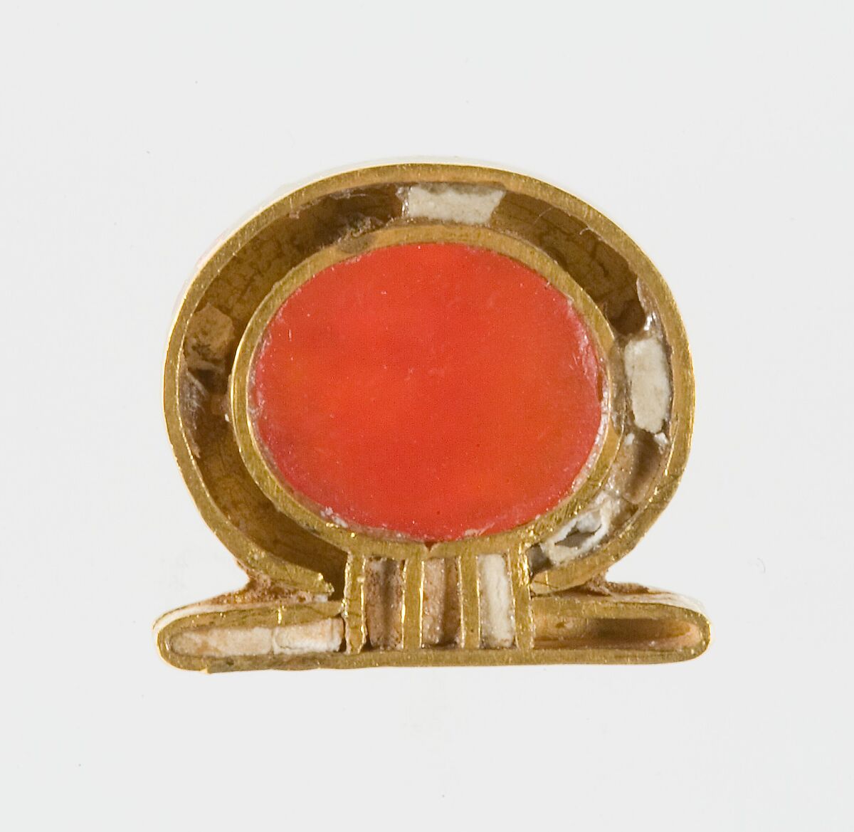 Motto Clasp of Sithathoryunet, Gold, carnelian, paste 