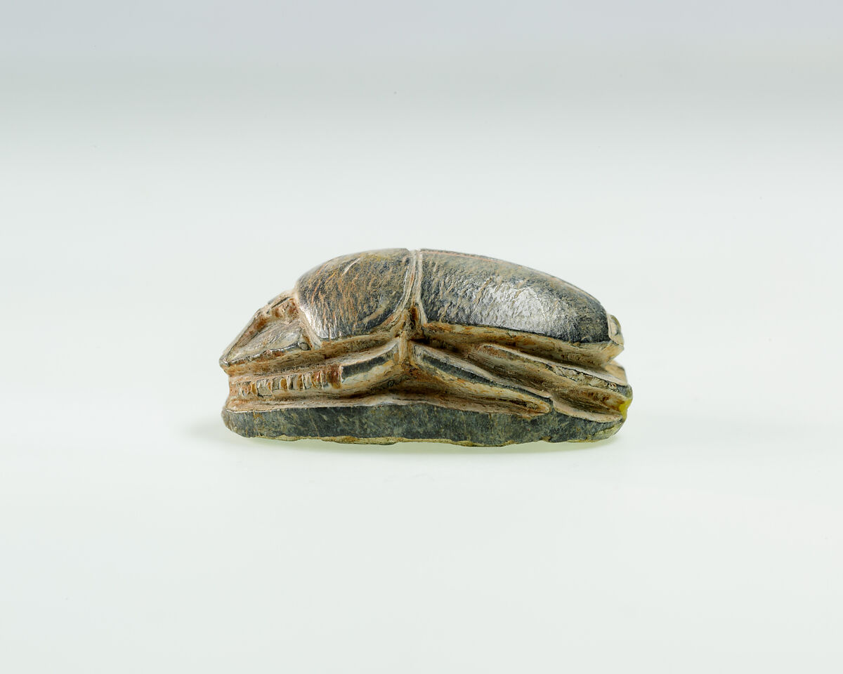 Scarab Inscribed for a Prince Intef, Gray steatite