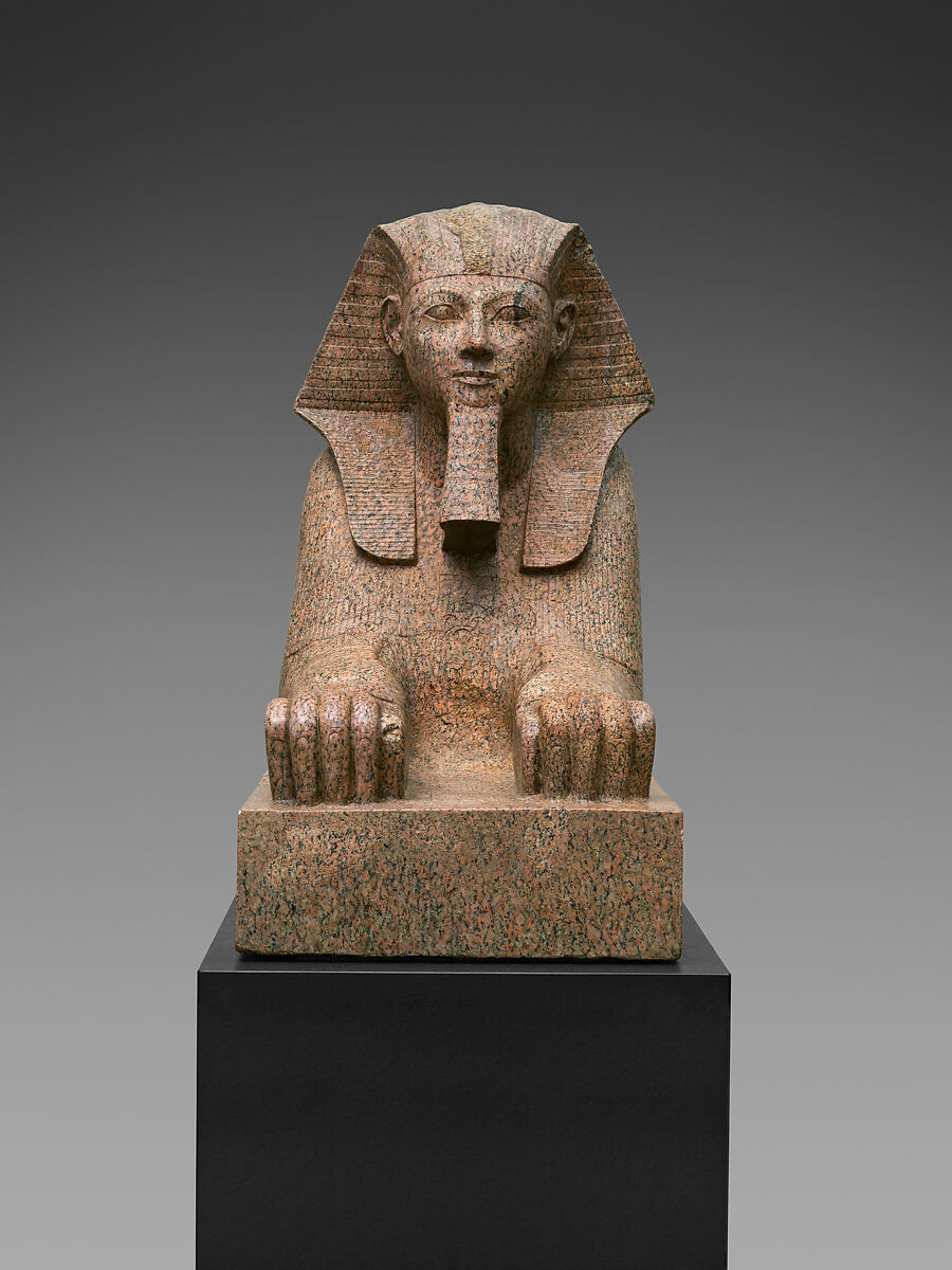 Sphinx of Hatshepsut, Granite, paint