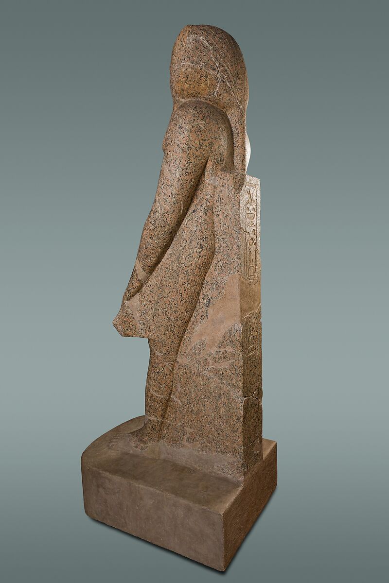 Hatshepsut in a Devotional Attitude, Granite, paint