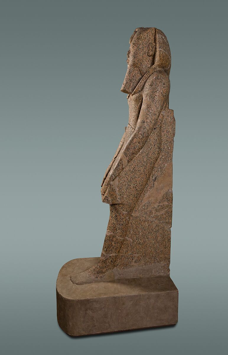 Hatshepsut in a Devotional Attitude, Granite, paint