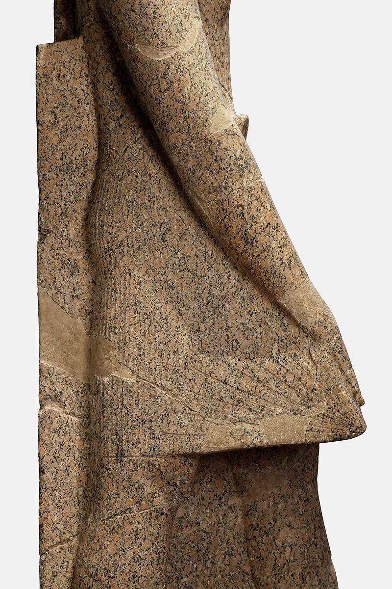 Hatshepsut in a Devotional Attitude, Granite, paint