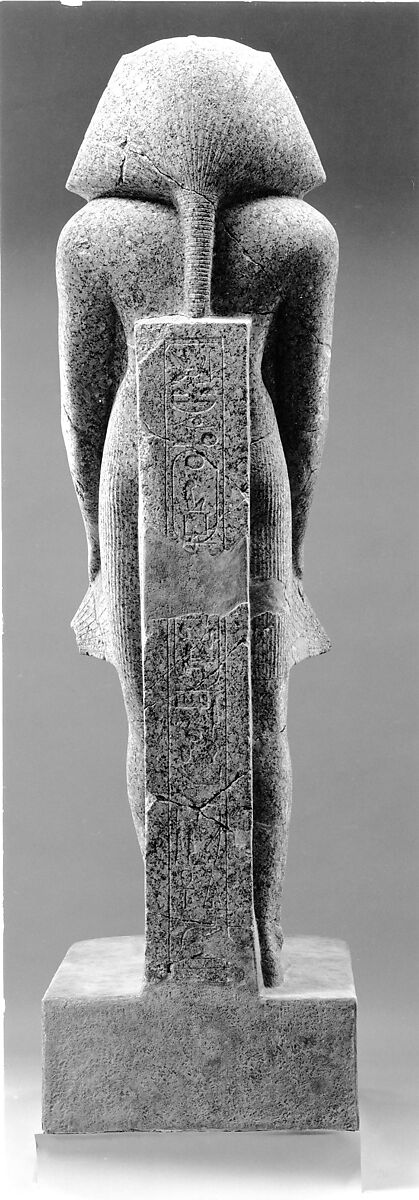 Hatshepsut in a Devotional Attitude, Granite, paint