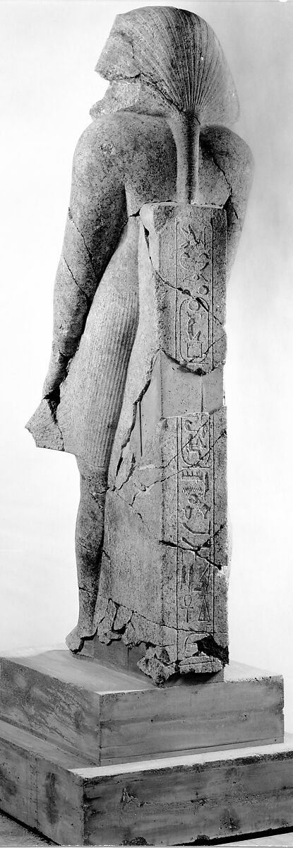 Hatshepsut in a Devotional Attitude, Granite, paint