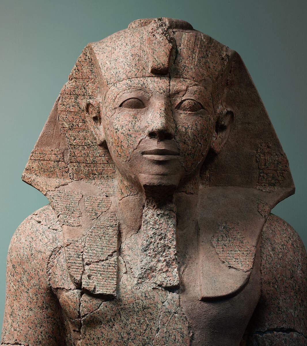 Large Kneeling Statue of Hatshepsut, Granite 