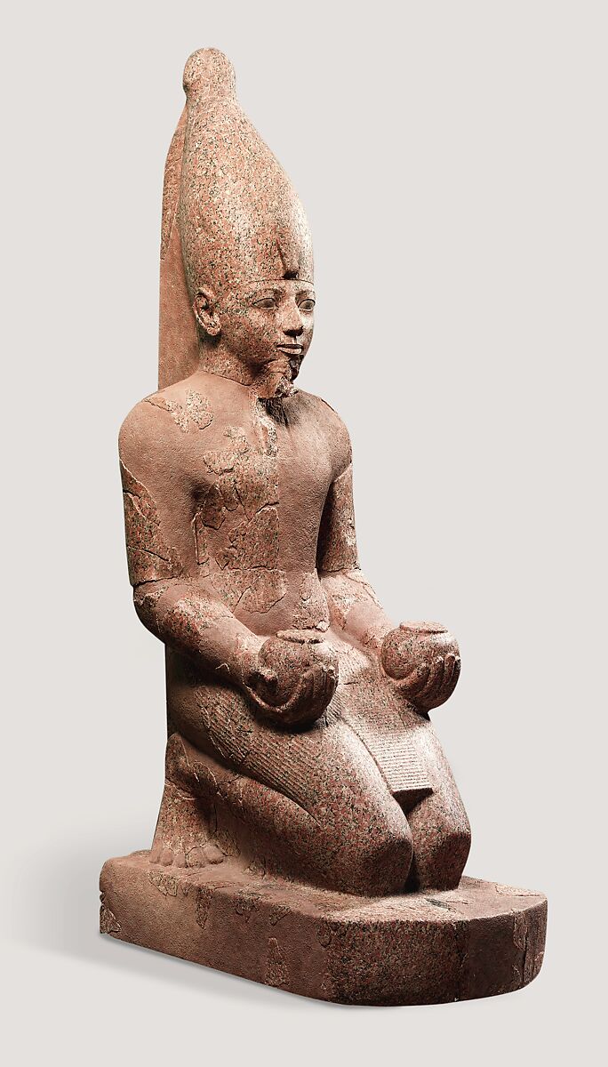 Large Kneeling Statue of Hatshepsut, Granite 