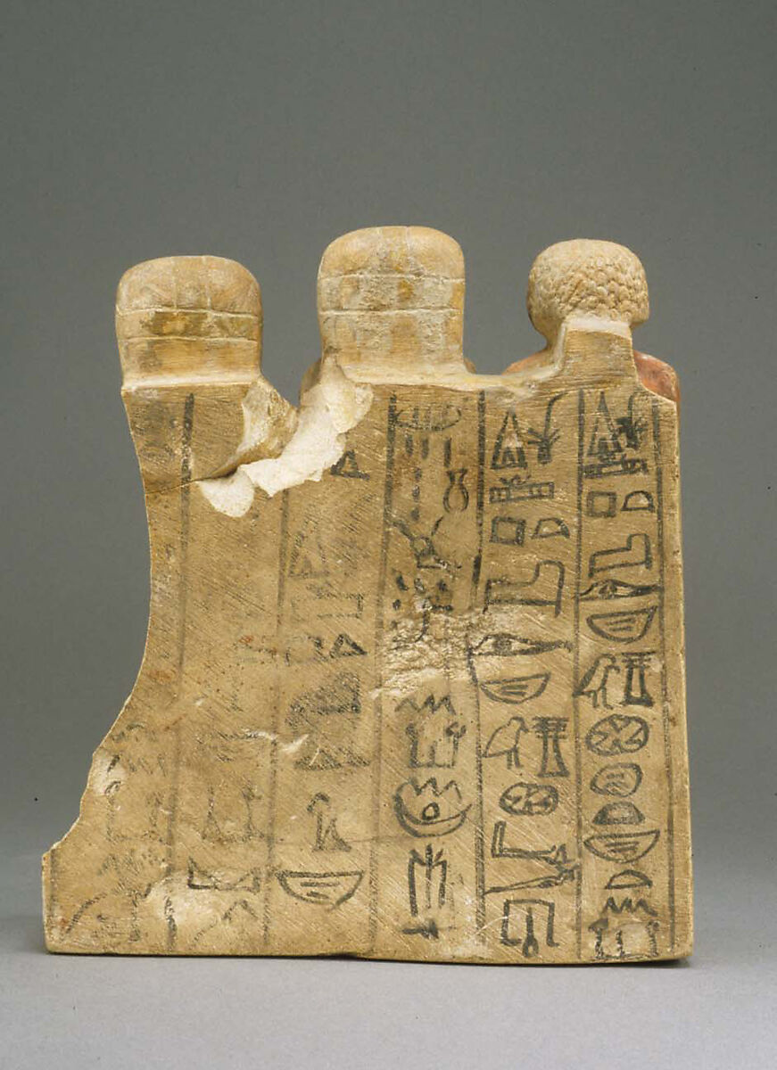 Triad, Limestone, paint