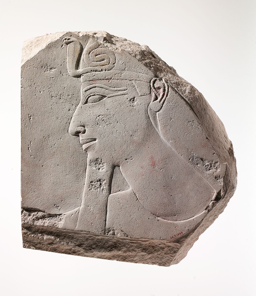 Relief of Thutmose III, Limestone, paint 