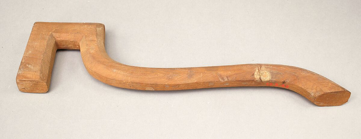Meskhetyu Instrument From Foundation Deposit C, Hatshepsut's Temple, Wood