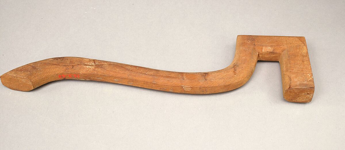 Meskhetyu Instrument From Foundation Deposit C, Hatshepsut's Temple, Wood