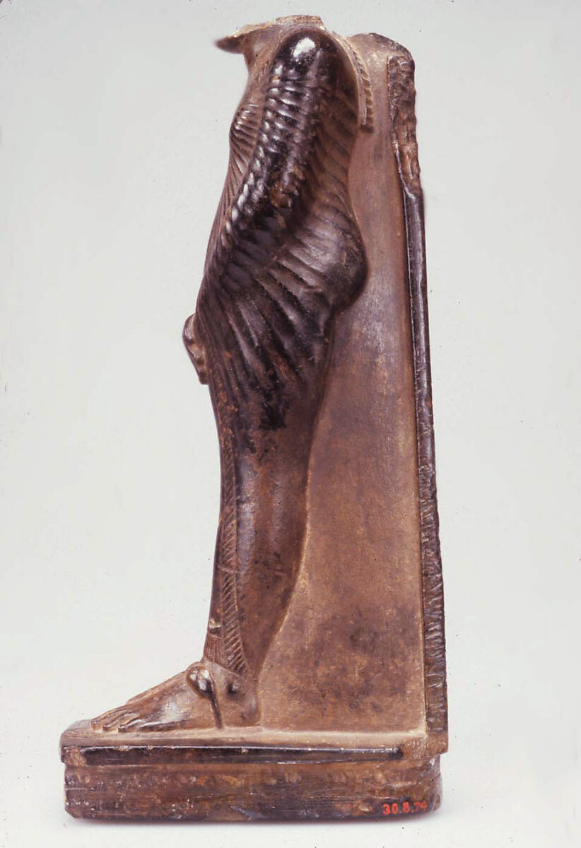 Standing figure of Amenhotep III, Chlorite schist