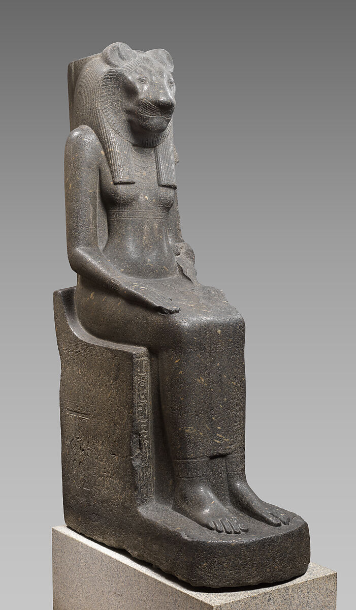 Statue of Sakhmet, "Lady of the Mound-Above-Amun", Granodiorite