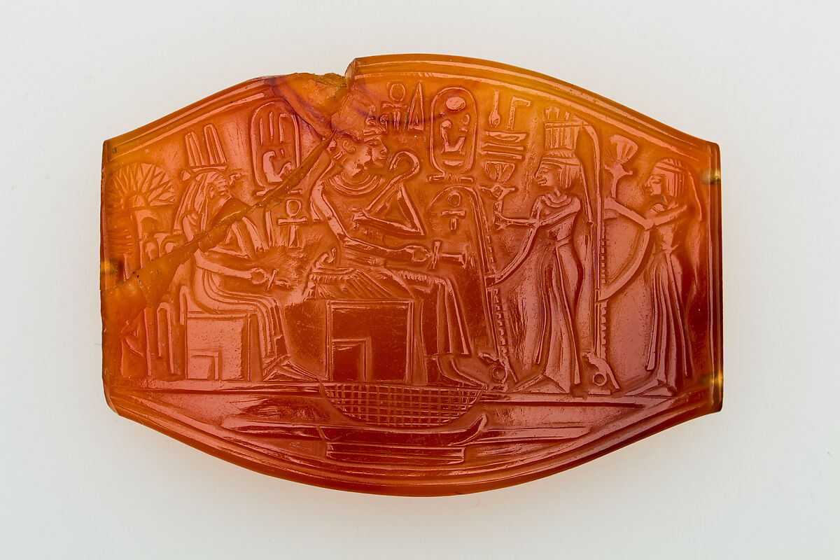 Carved Plaque, Carnelian 