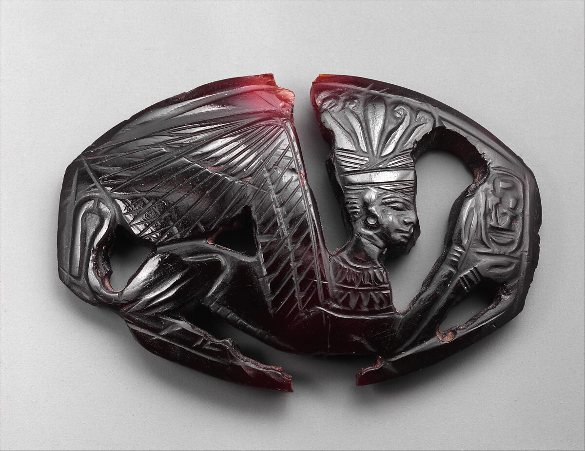 Carved Plaque from a Bracelet, Sard