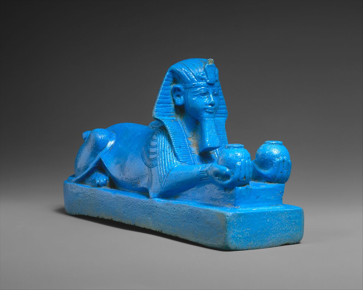 Sphinx of Amenhotep III, possibly from a Model of a Temple