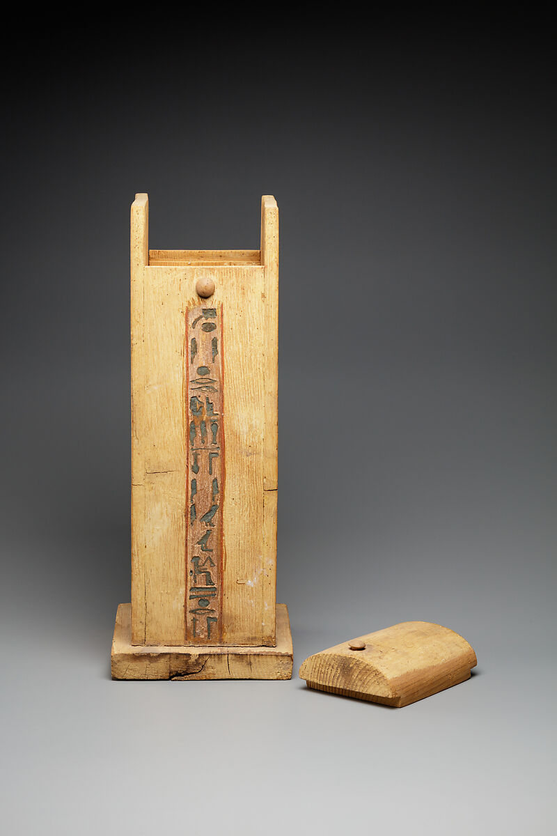 Shabti Box of Yuya, Painted wood