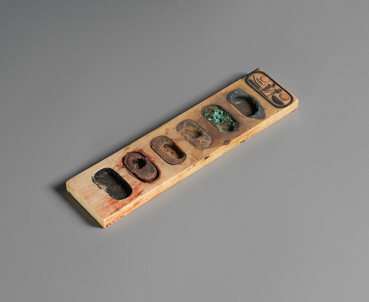 Painter's Palette Inscribed with the Name of Amenhotep III