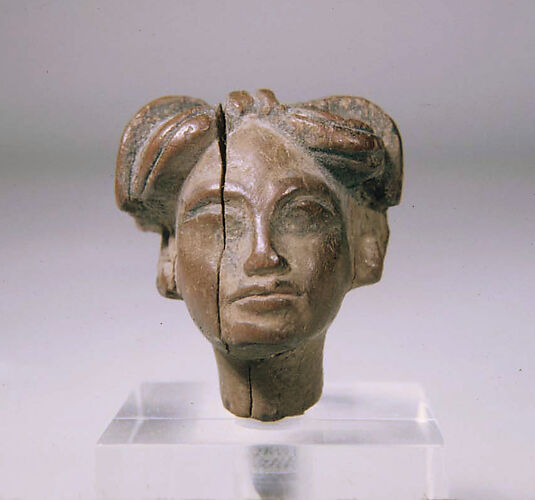 Head of a woman from a spoon