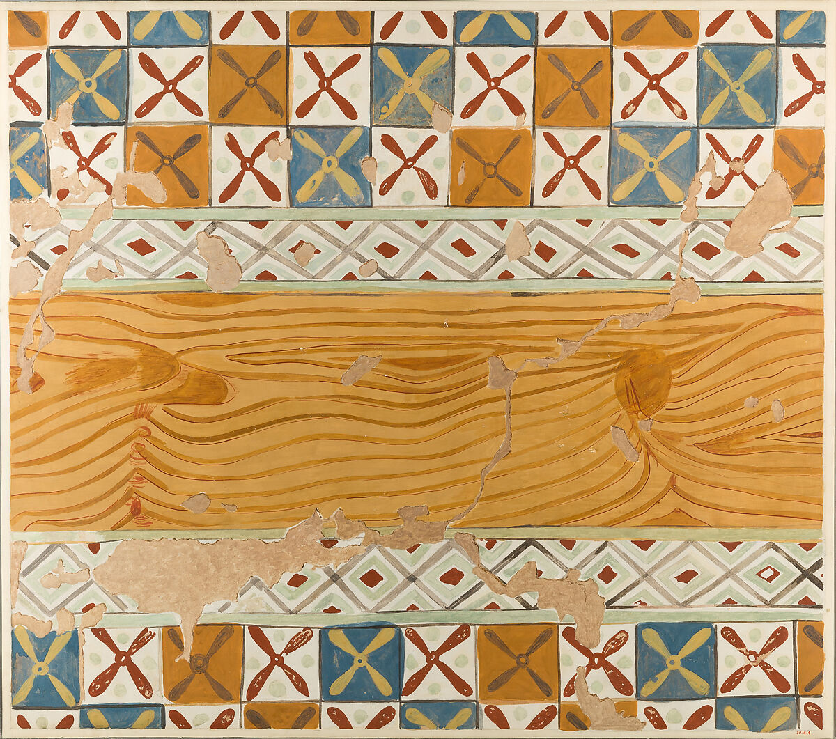 Ceiling Decoration, Charles K. Wilkinson, Tempera on paper 