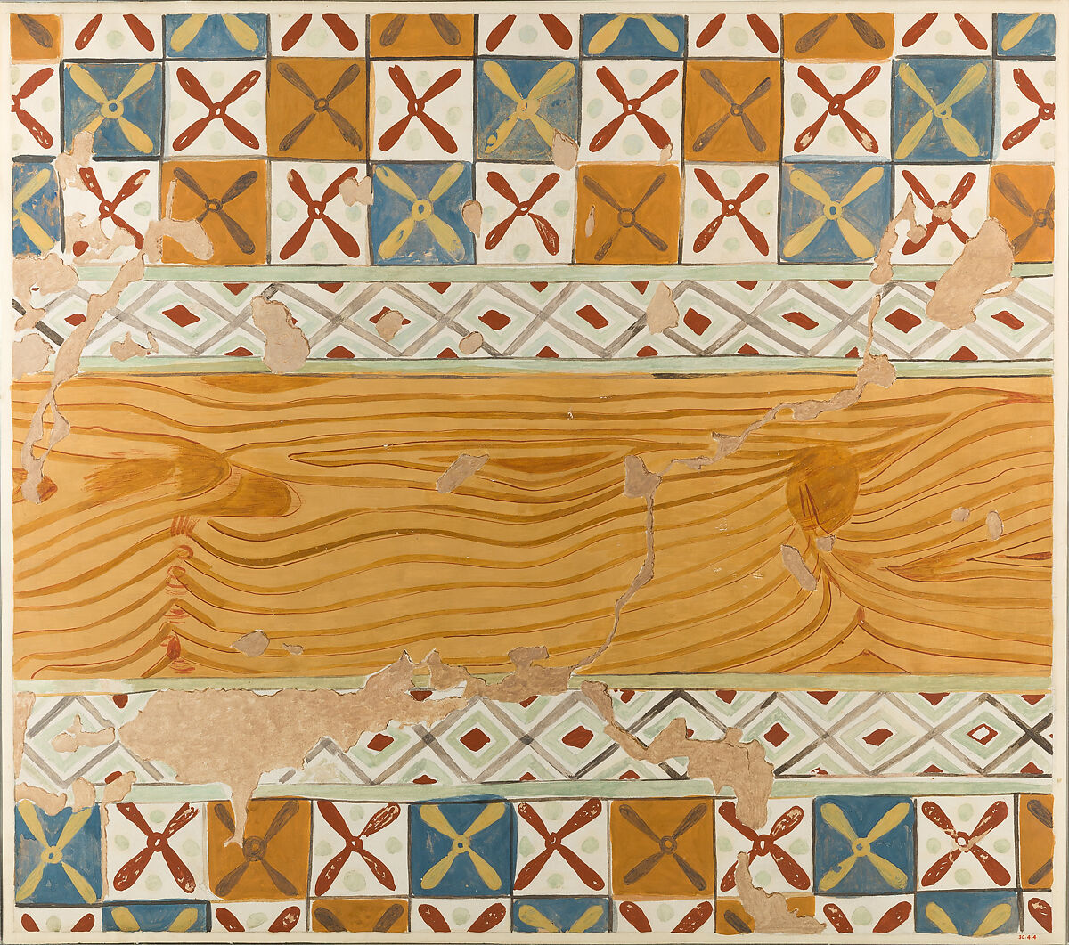 Ceiling Decoration, Charles K. Wilkinson, Tempera on paper