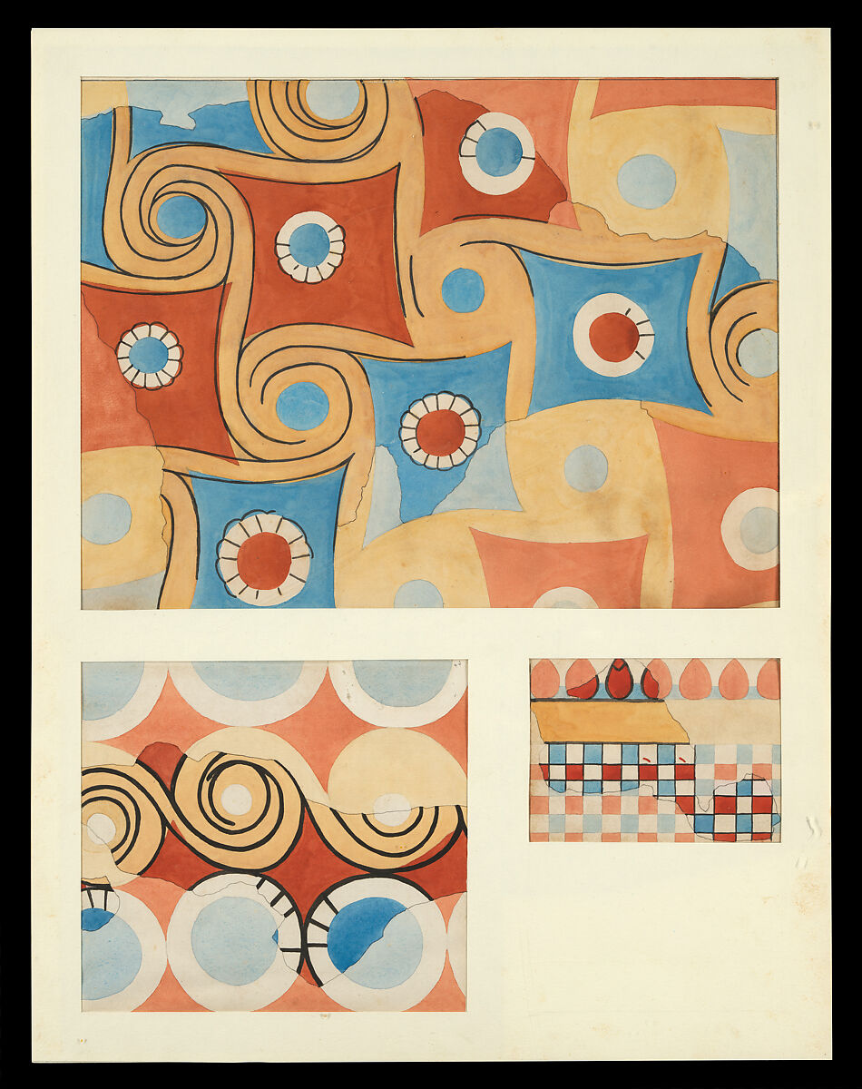 William J. Palmer-Jones | Ceiling Patterns from the Palace of Amenhotep ...