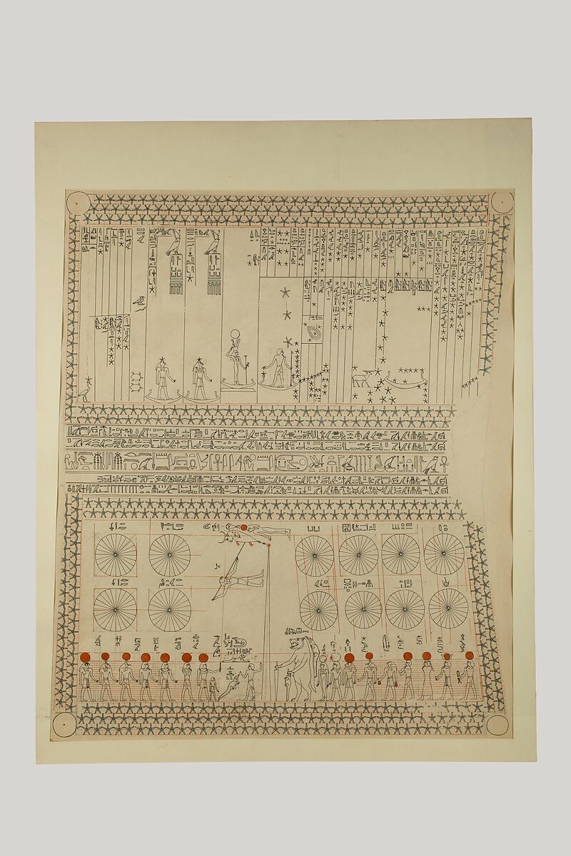 Astronomical Ceiling, Charles K. Wilkinson, Tempera on paper 