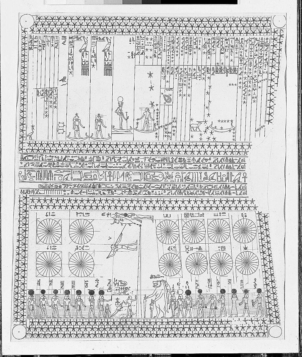 Astronomical Ceiling, Charles K. Wilkinson, Tempera on paper
