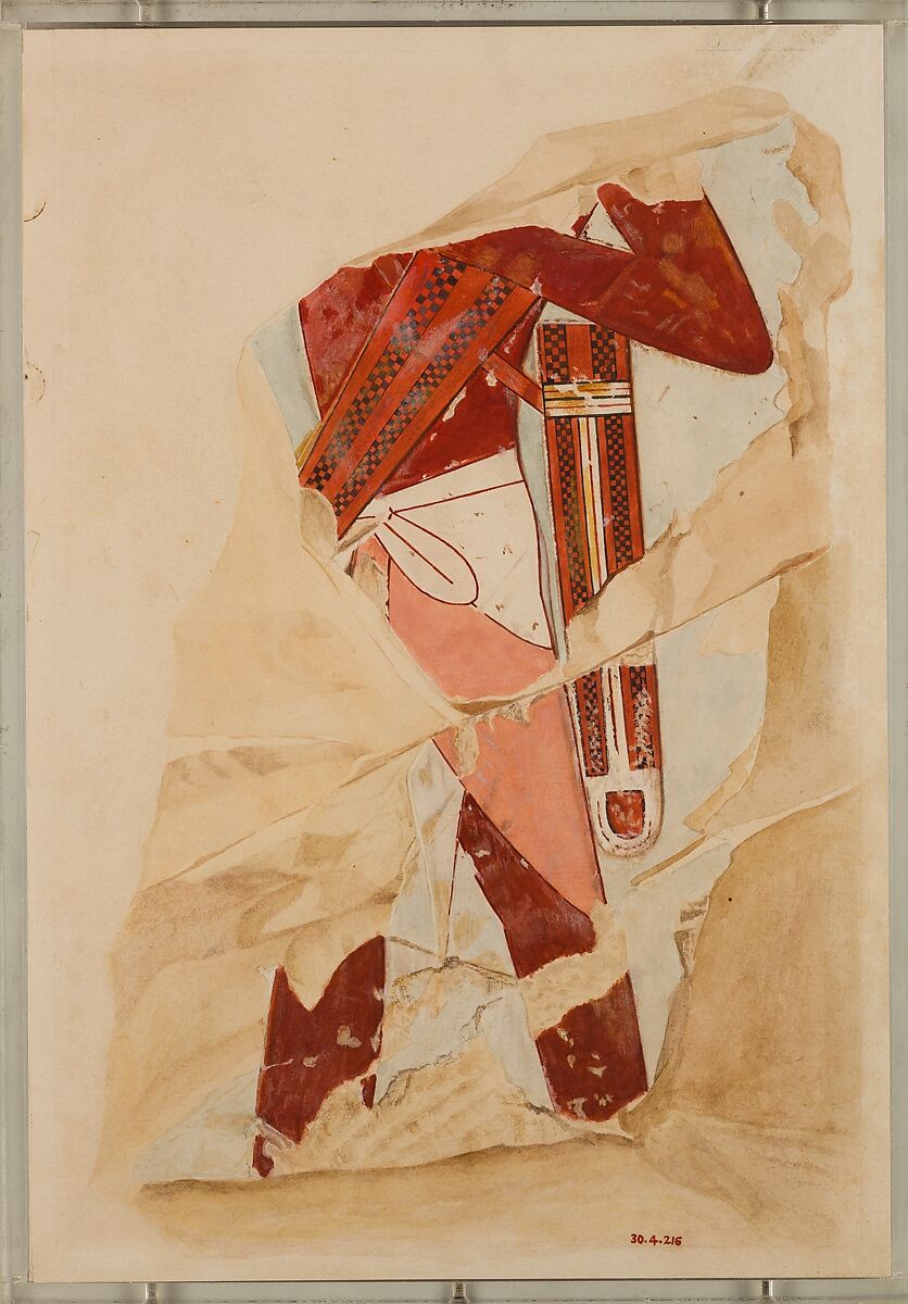 Man with a Bow Case and Quiver, Hugh R. Hopgood, Tempera on paper 