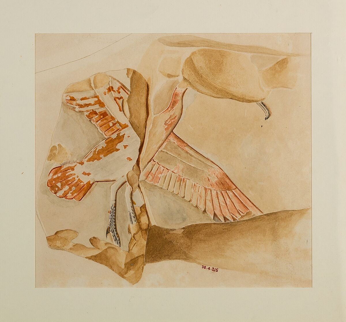 Water Fowl, Hugh R. Hopgood, Tempera on paper 