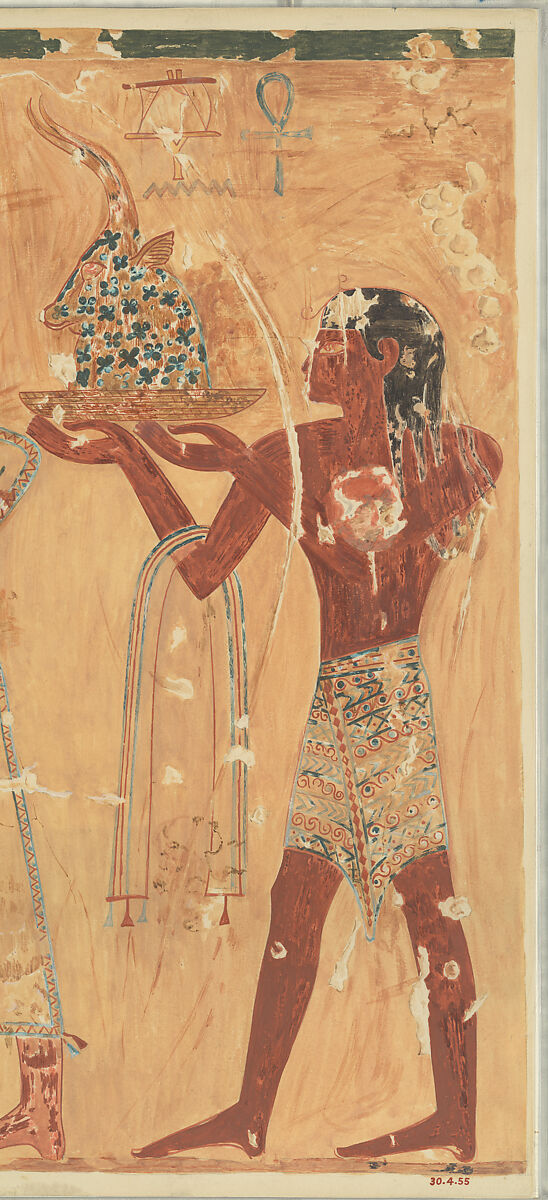 Foreigners, Tomb of Menkheperraseneb, Nina de Garis Davies (1881–1965), Tempera on paper