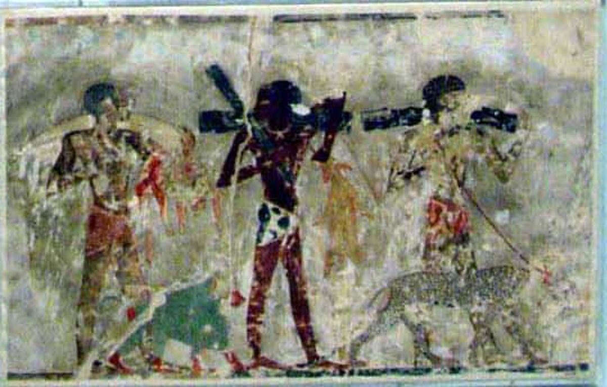 Facsimile painting from the tomb of Rekhmire, Nina de Garis Davies (1881–1965), Tempera on Paper