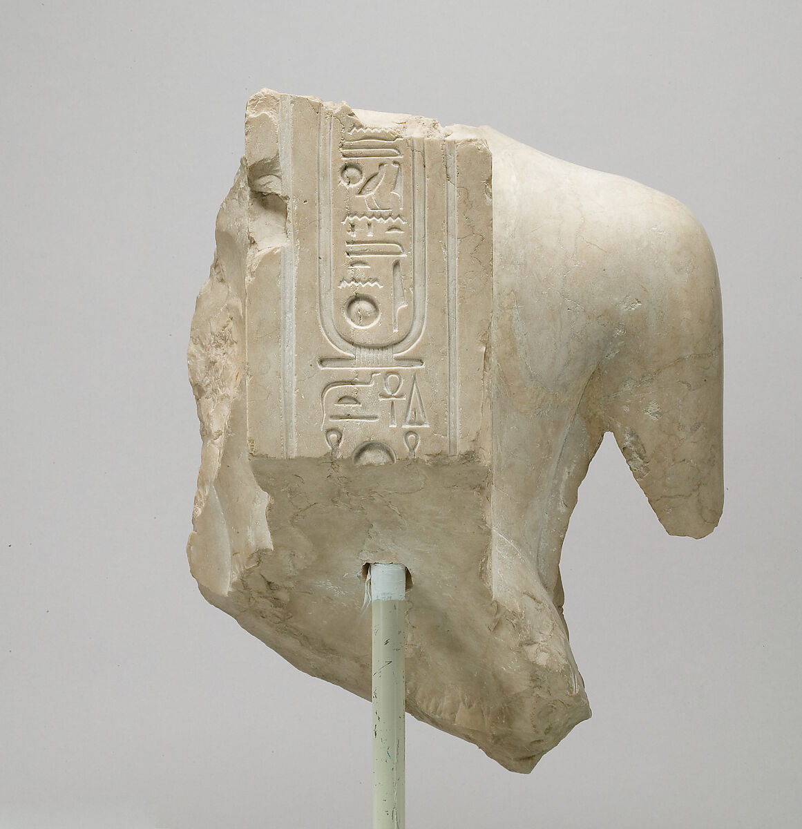 Torso of Akhenaten, Indurated limestone