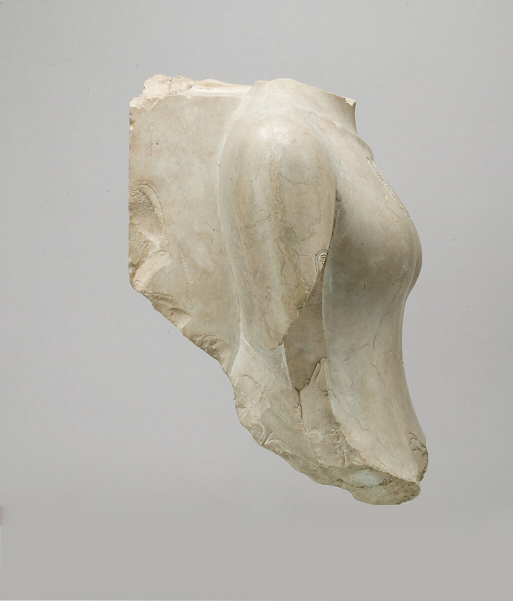 Torso of Akhenaten, Indurated limestone