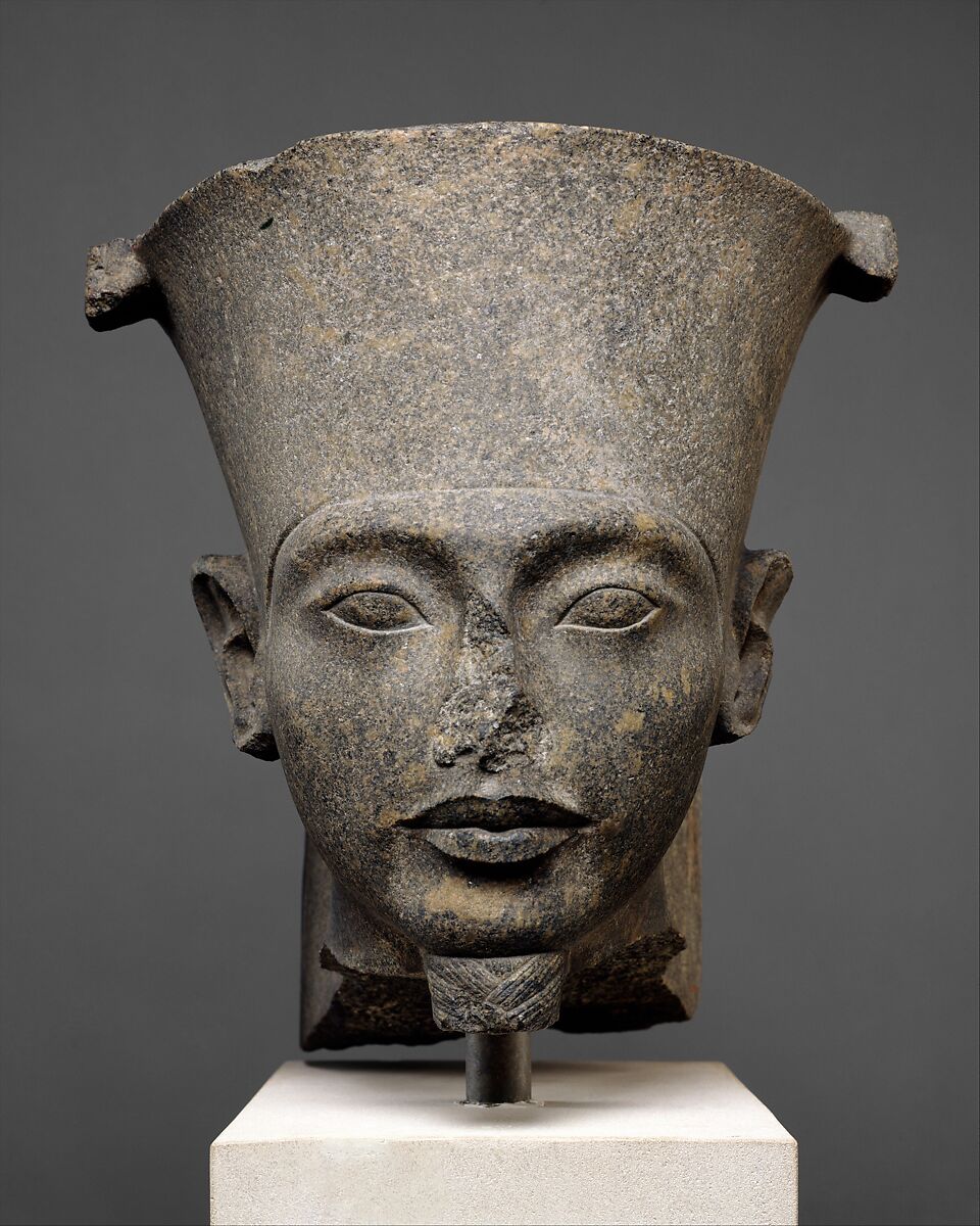 Head of the god Amun, Granodiorite 