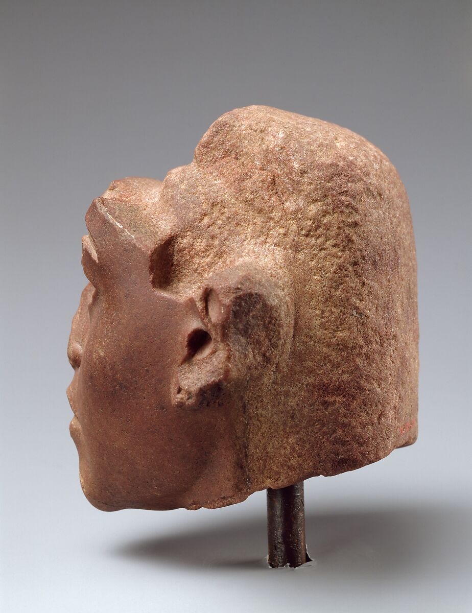 Face from a Composite Statue, probably Queen Tiye, Quartzite
