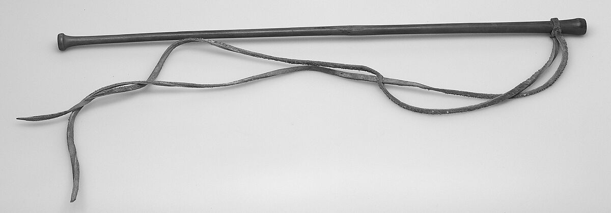 Charioteer's Whip of Itamun, Wood, leather